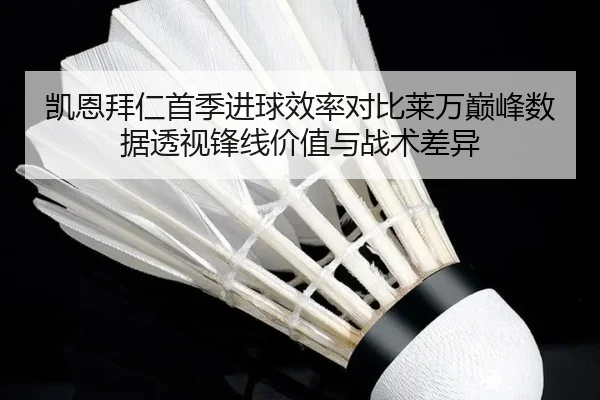 凯恩拜仁首季进球效率对比莱万巅峰数据透视锋线价值与战术差异